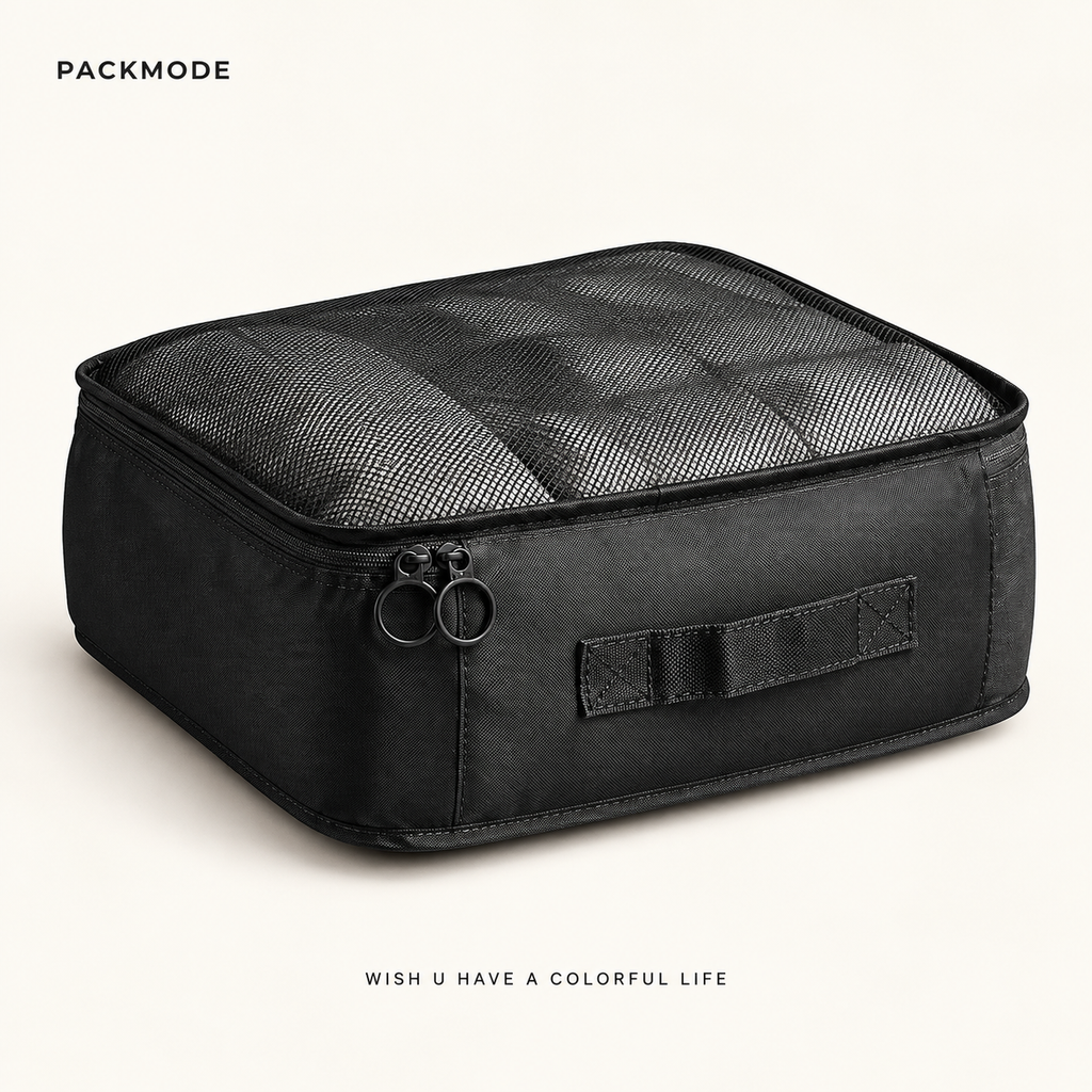 PACKMODE black cube individual product slide — WISH U HAVE A COLORFUL LIFE